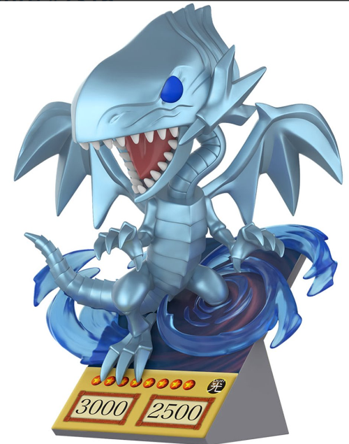 Yu-Gi-Oh Blue-Eyes White Dragon Card Premium Funko Pop! Vinyl Figure #2316