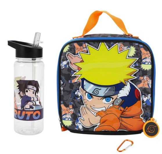 Naruto Uzumaki Clear Youth Backpack 5-Piece Set