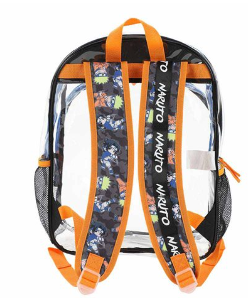 Naruto Uzumaki Clear Youth Backpack 5-Piece Set