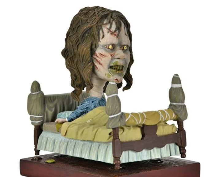The Exorcist Regan in Bed Head Knocker Bobblehead
