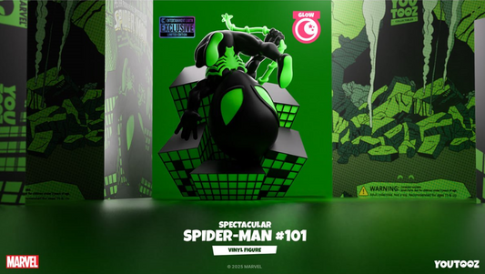 Marvel Comics Collection Spectacular Spider-Man #101 Glow in the Dark Vinyl Figure #36 - Entertainment Earth Exclusive