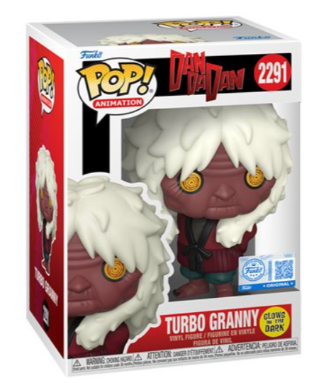 Dandadan Turbo Granny Glow-in-the-Dark Funko Pop! Vinyl Figure #2291 - Exclusive